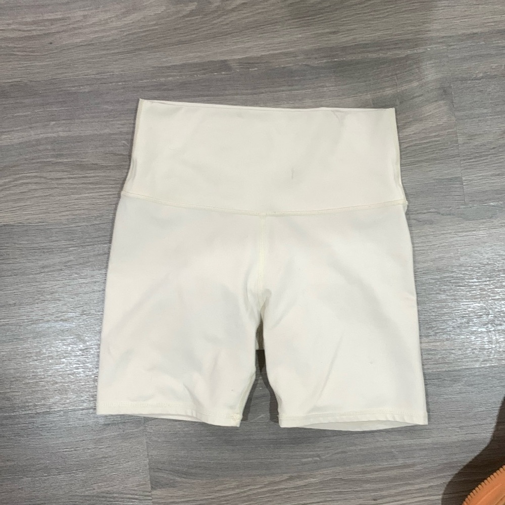 Cream Shorts